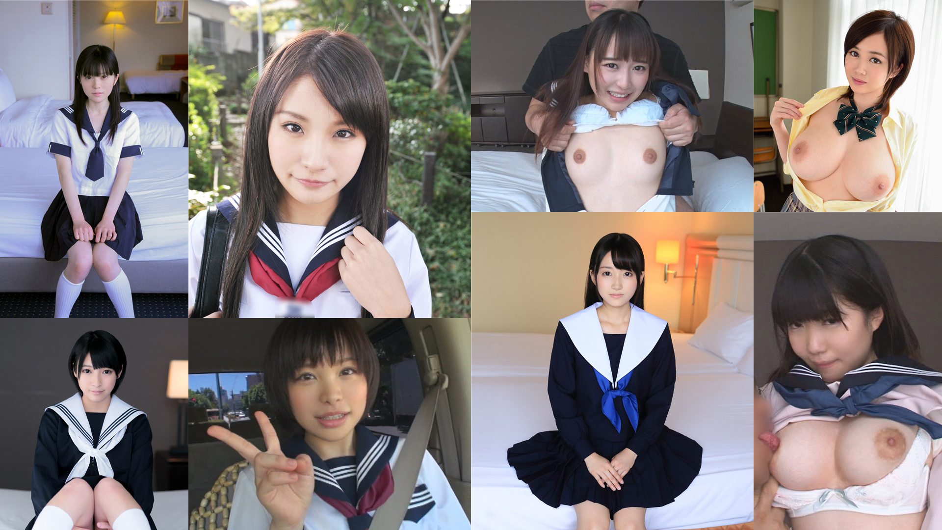 【特価297円(税込)】初々しさ抜群の制服黒髪女子●生を心ゆくまでハメ倒す！２４名６時間